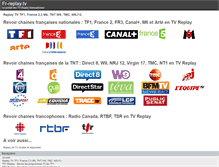 Tablet Screenshot of fr-replay.tv
